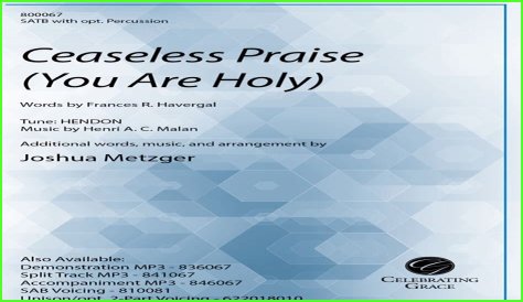 Ceaseless Praise (You Are Holy)