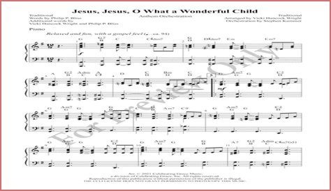 Jesus, Jesus, O What a Wonderful Child