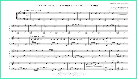 O Sons and Daughters of the King